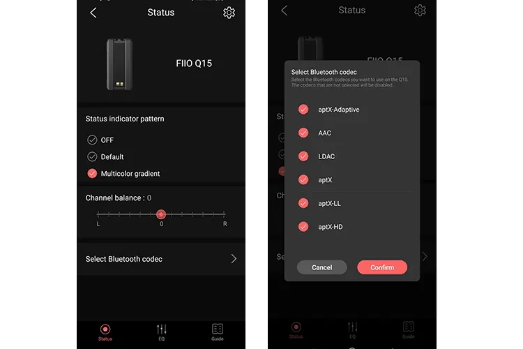 FiiO Q15 Control App