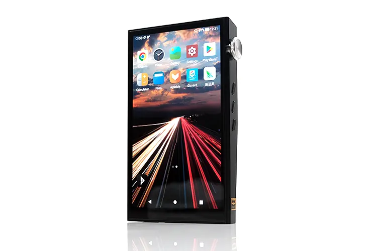 iBasso DX180 LCD screen set to home