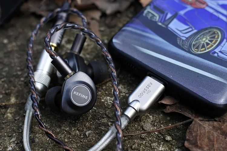 KEFINE Delci paired with Venture Electronics Odyssey HD