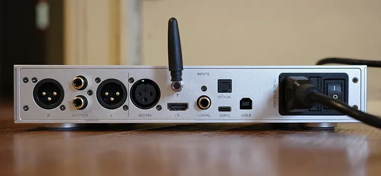 SMSL RAWPro-DAC1 back panel